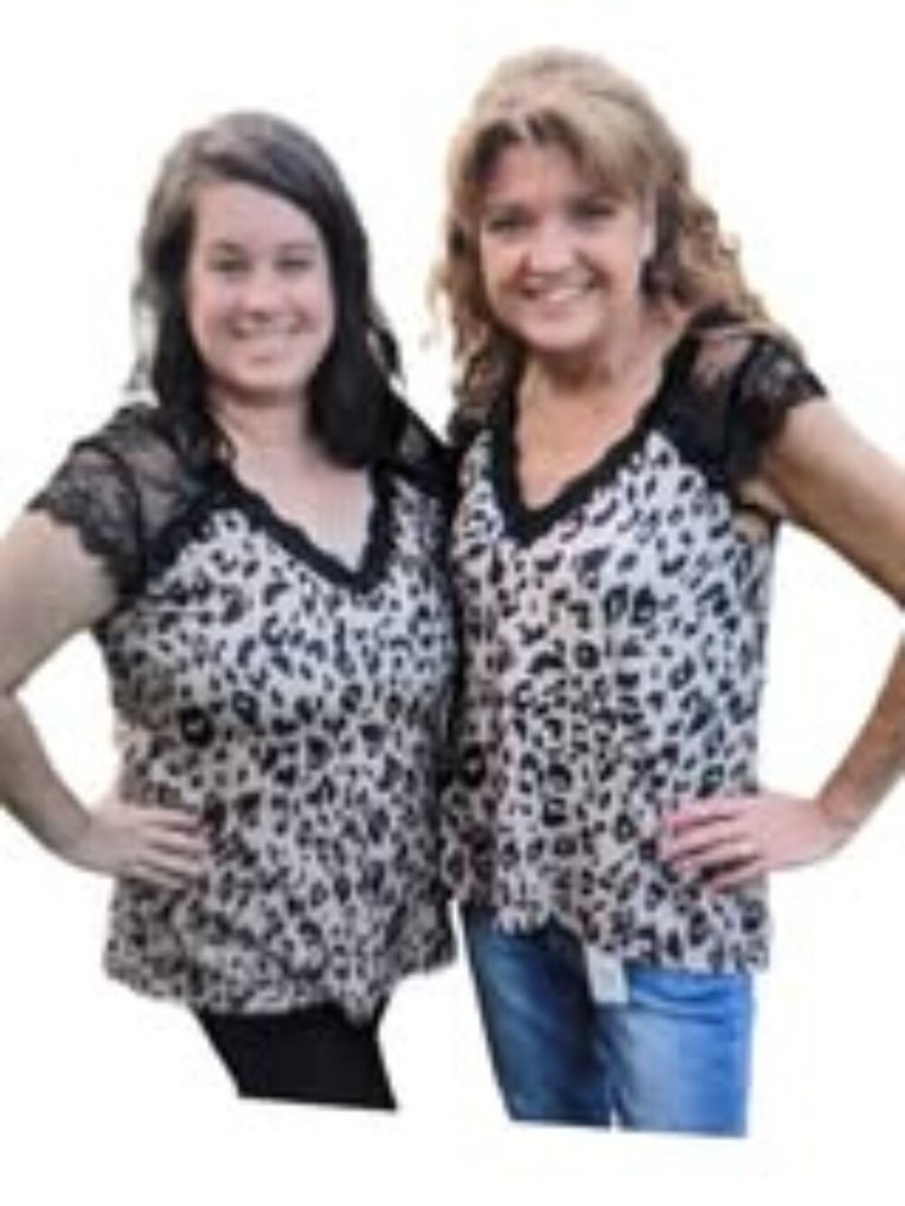 Black Lace Trim Top